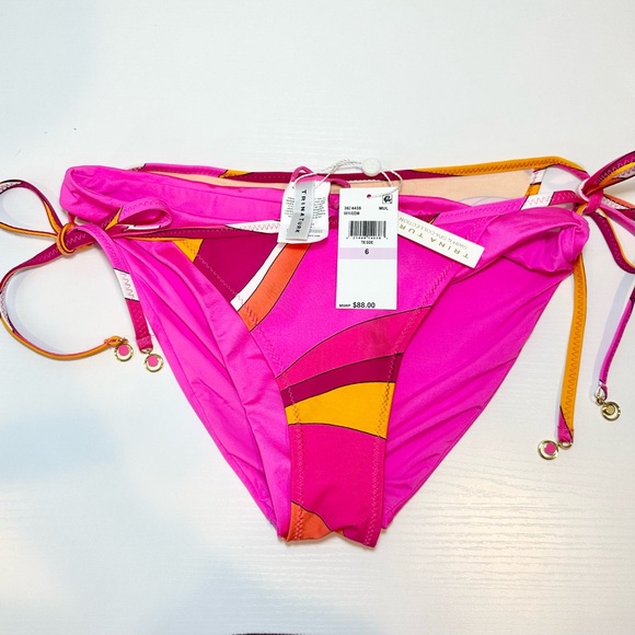 Trina Turk Vivid Vista Tie Side Bikini Bottoms - Picture 11 of 15